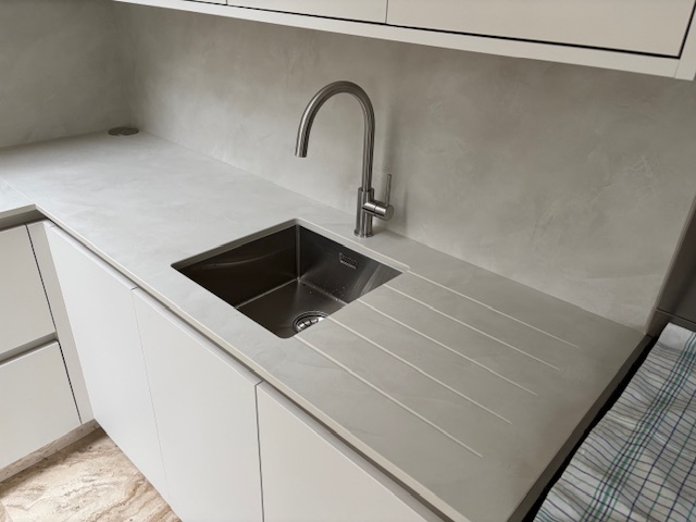 Keuken met wasbak