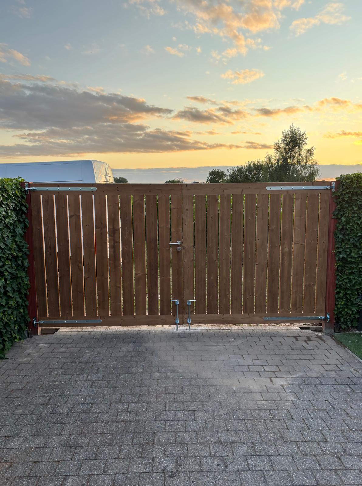 Houten poort
